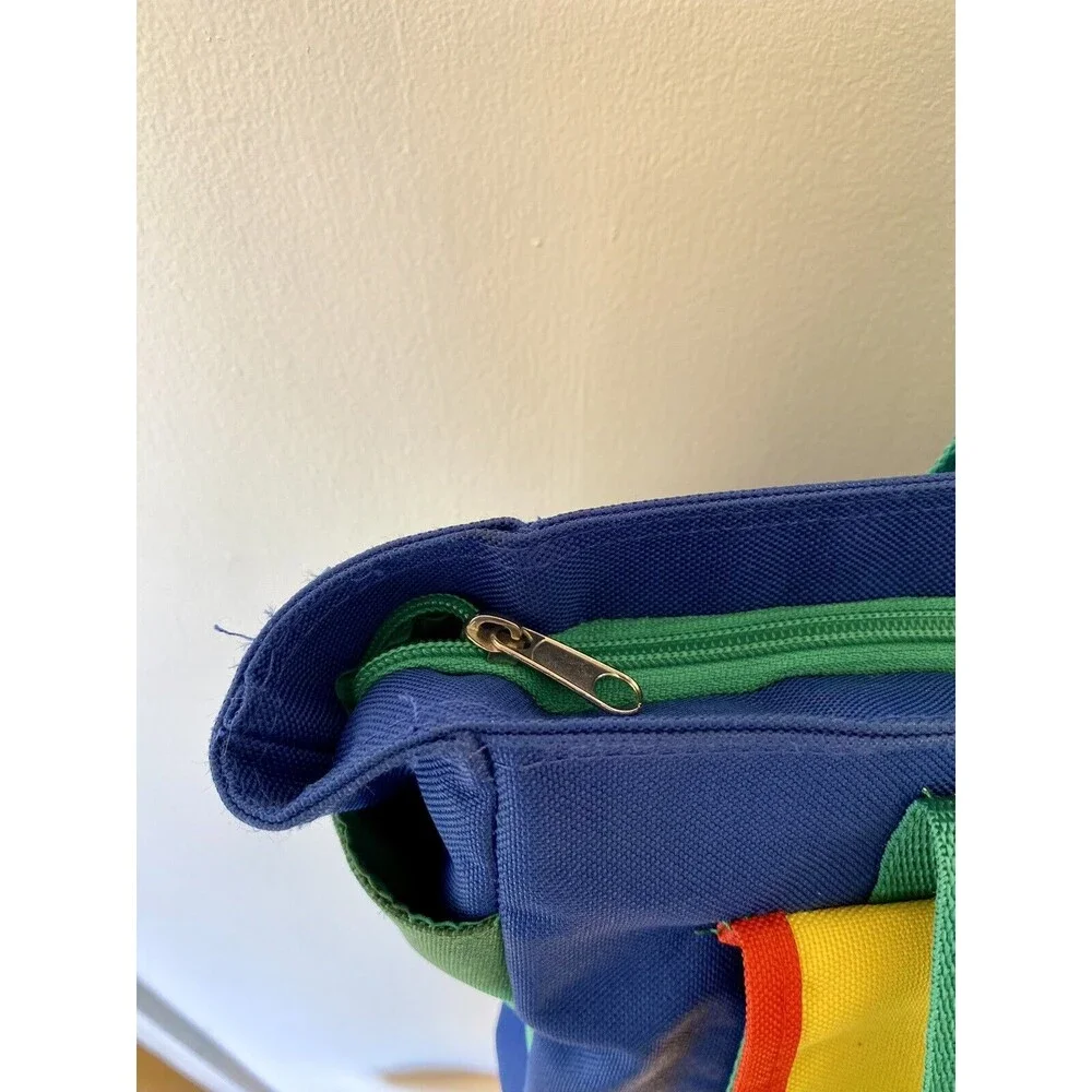 RARE Vintage 90s Little Tikes Diaper Bag Bottle Holder Color Block Bottle Holder